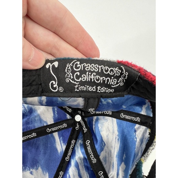 Rare Grassroots California Hat Limited Edition Bear Removable Patch Embroidered - Picture 7 of 11